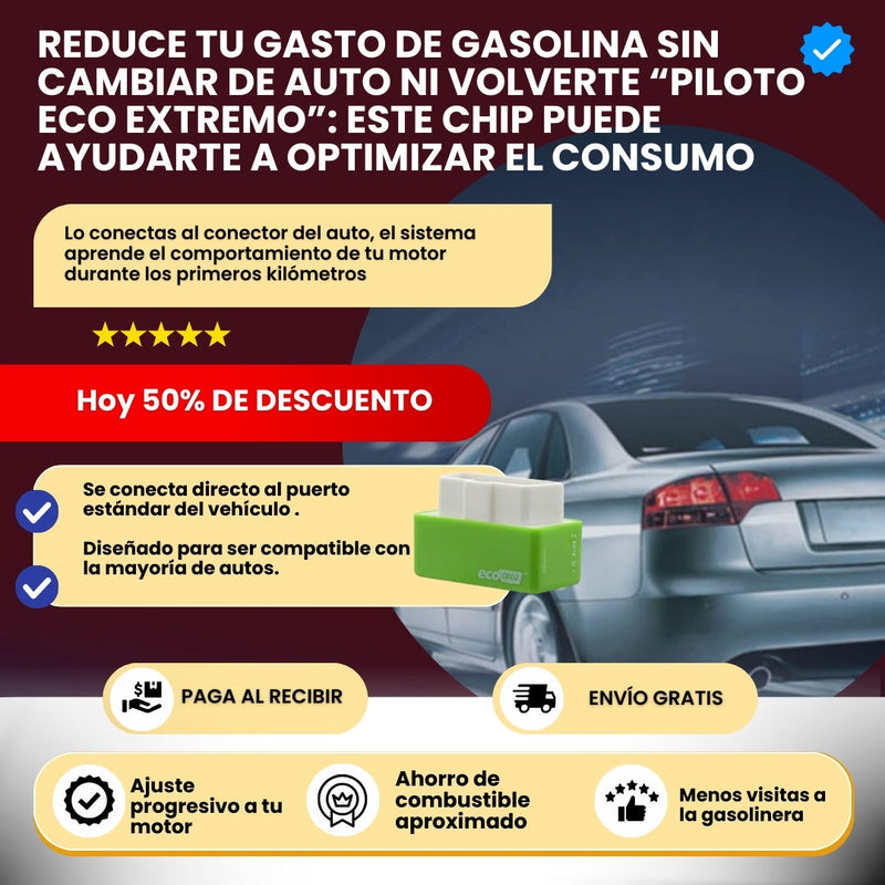ahorro de combustible para automovil